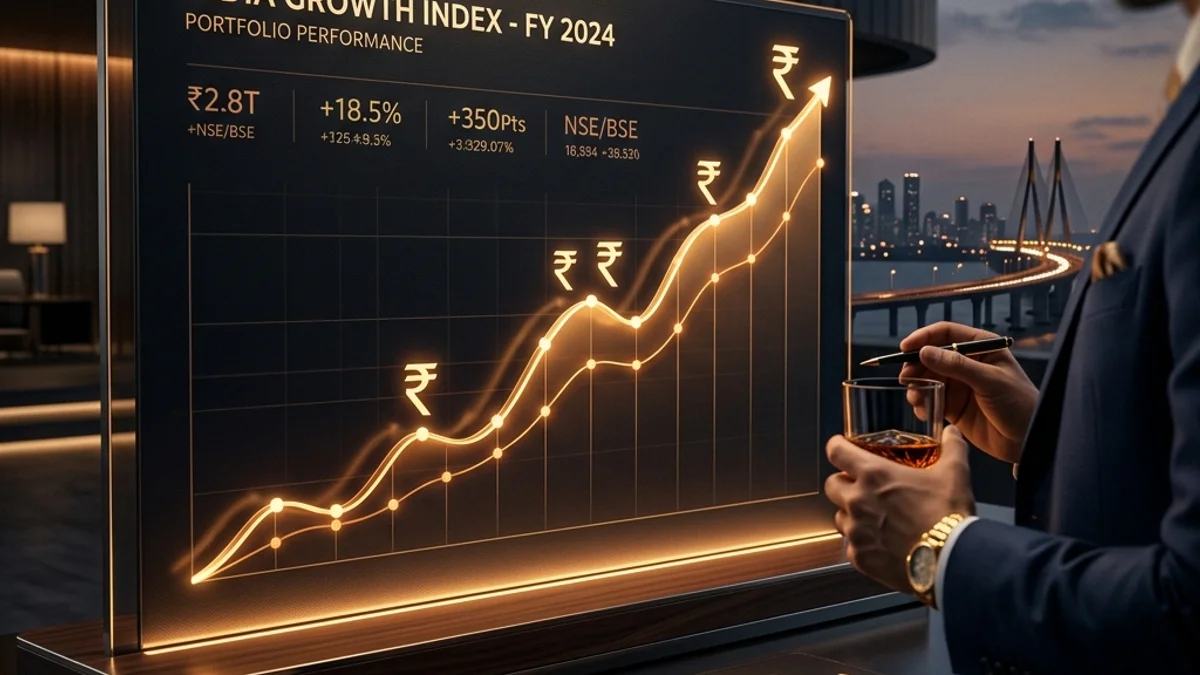 Analytical capital trajectory lines comparing stock market portfolio risks against tangibly managed land appreciation.