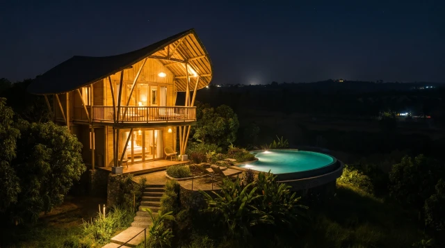 Bali-Themed Farm Cottages